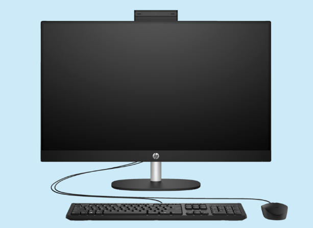 Buy AIO HP 27-CR0153 CI7 13TH GEN 16GB 1TB SSD TOUCHSCREEN  27 INCH DOS NEW BLACK