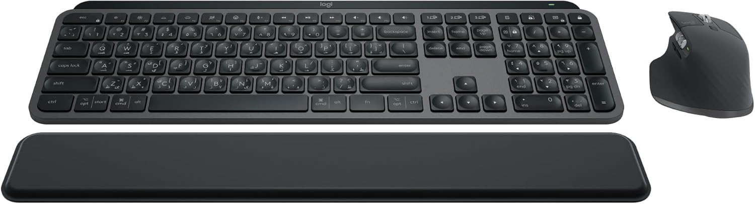 Buy Logitech DESKTOP,MX KEYS S COMBO,ARA (101),GRAPHITE,INTNL-973,N/A 920-011616