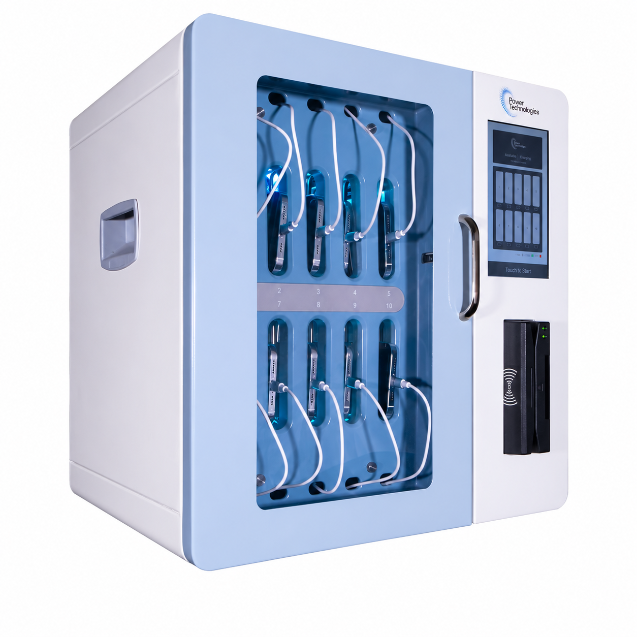 Power Technologies DMS-10 CAB-DMS-B10R-U 10-Bay Smartphone Charging and Management Cabinet