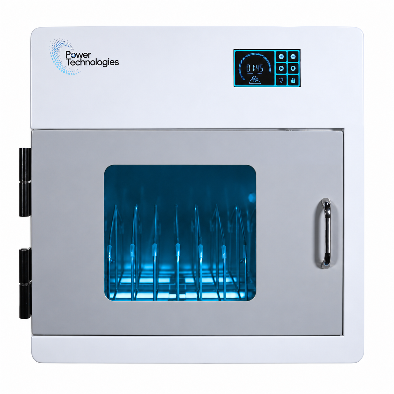 Power Technologies CNC-10 CAB-CNC-B10K-U 10-Bay UV-C Sanitizing and Charging Cabinet