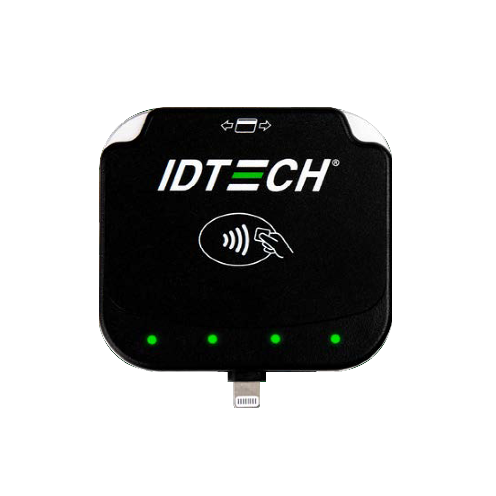 ID TECH VP3350 Compact Multi-Interface Payment Reader with BLE Lightning USB-C
