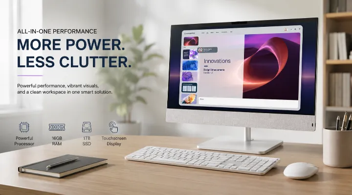 Dell DEC24260-7157WHT-PUS All-in-One Touch PC: A Smart Desktop for Modern Workspaces in Dubai