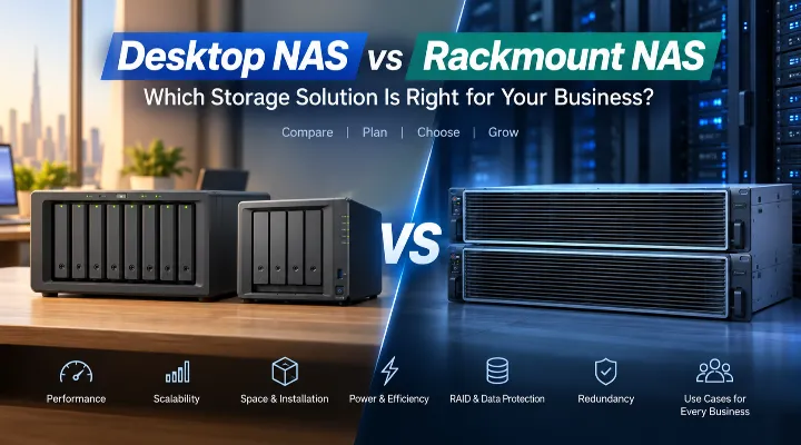 Desktop NAS vs Rackmount NAS: Which Synology Storage Solution Is Right for Your Business?