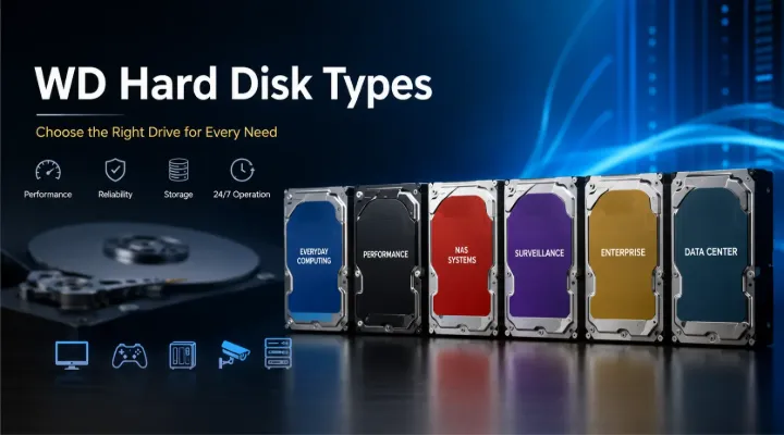 WD Hard Disk Types: A Complete Guide to Choosing the Right Western Digital Drive
