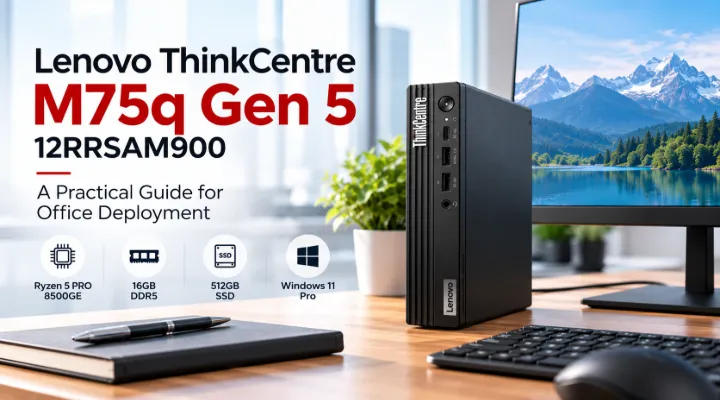 Lenovo ThinkCentre M75q Gen 5 12RRSAM900: Planning a Tiny Desktop Office Deployment