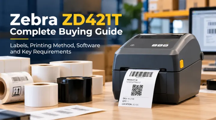 Zebra ZD421T: Selecting Labels, Ribbons and Resolution for Business Printing